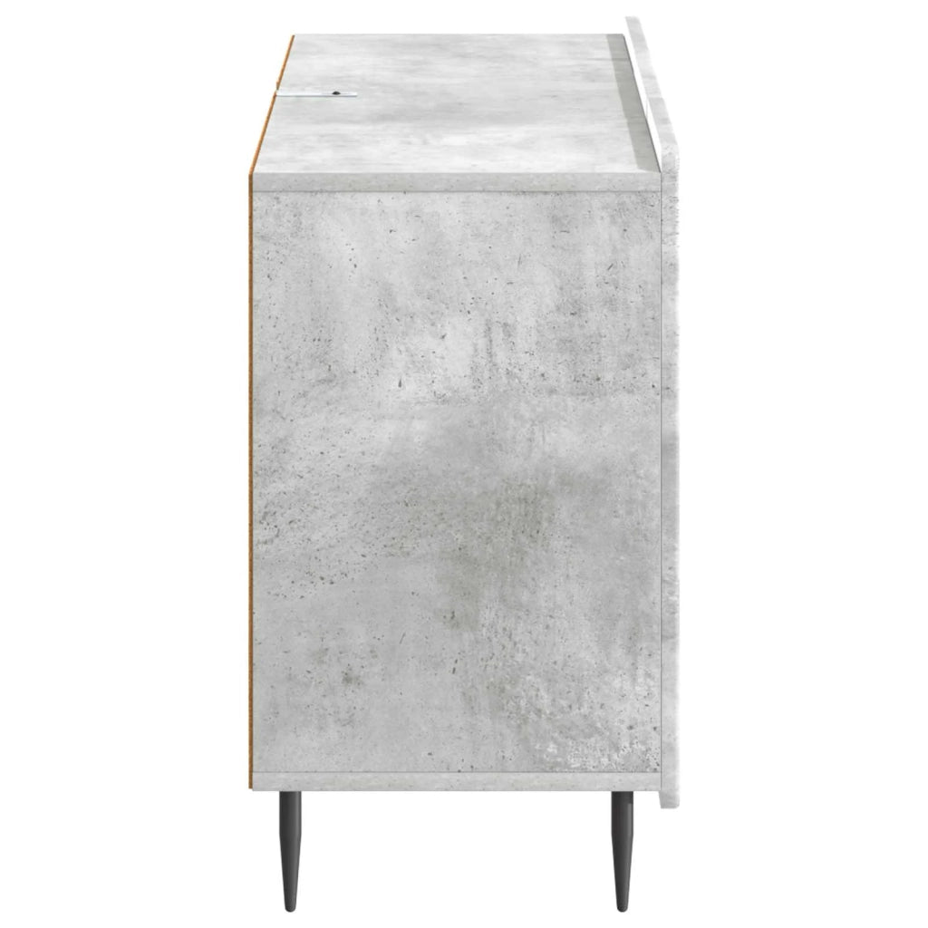 Credenza Grigio Cemento 89 x 34,5 x 62 cm Legno ingegnerizzato