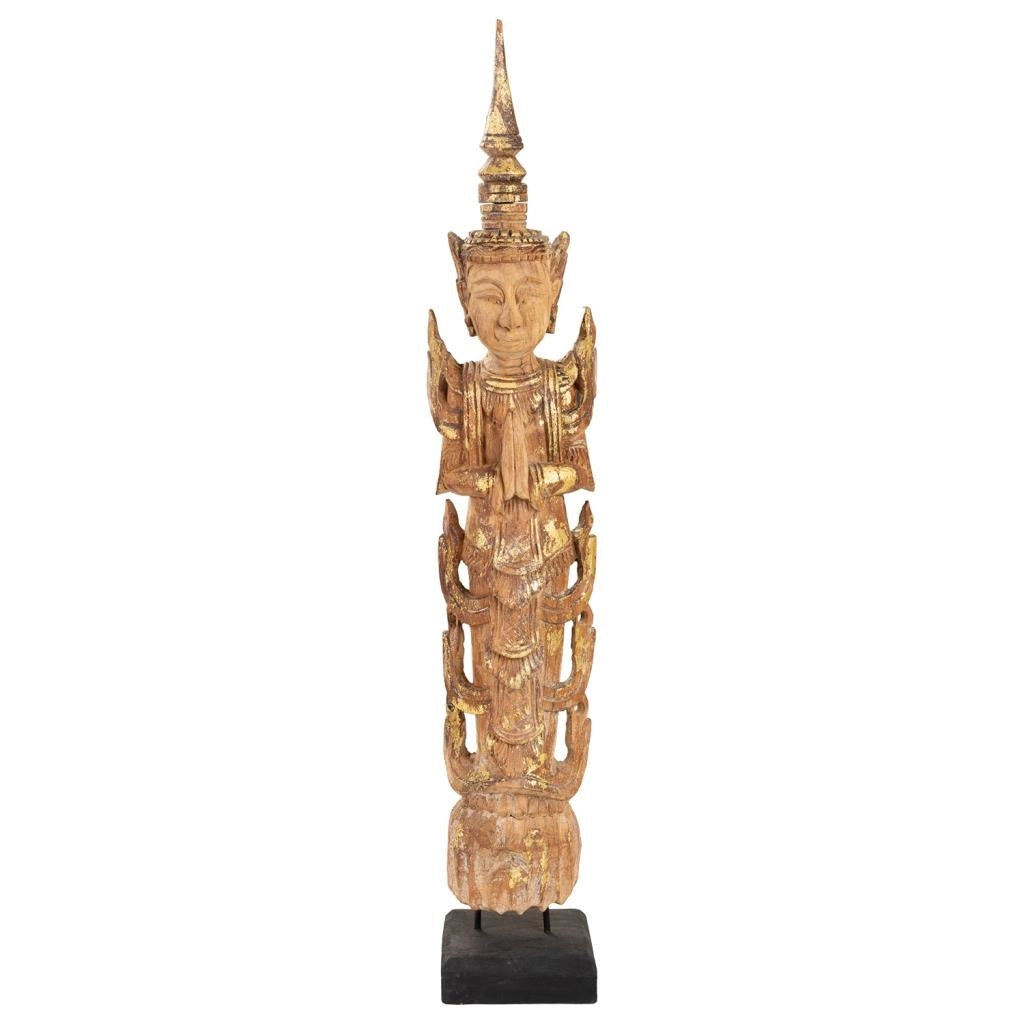 Figura decorativa di origine tailandese 12,5x7,5x76h