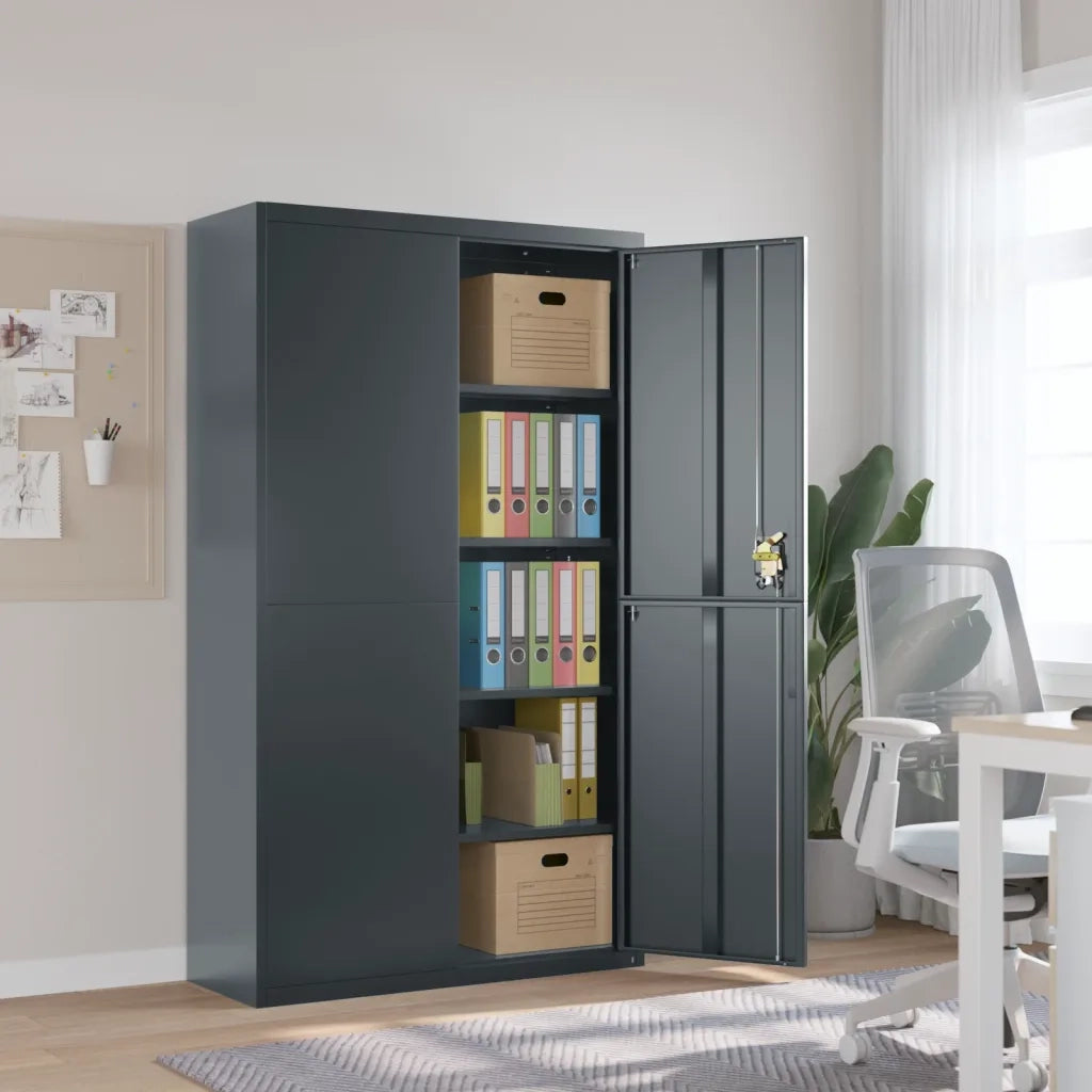 Armadio Classificatore Antracite 105x40x180 cm in Acciaiocod mxl 102126