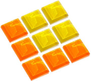 Gioco di magneti Regalo di Cibo, Formaggio e Uova • Magnetici decorativi per whiteboard forti • Regalo per collega, genitore, insegnante • 20x20x3mm • Amber