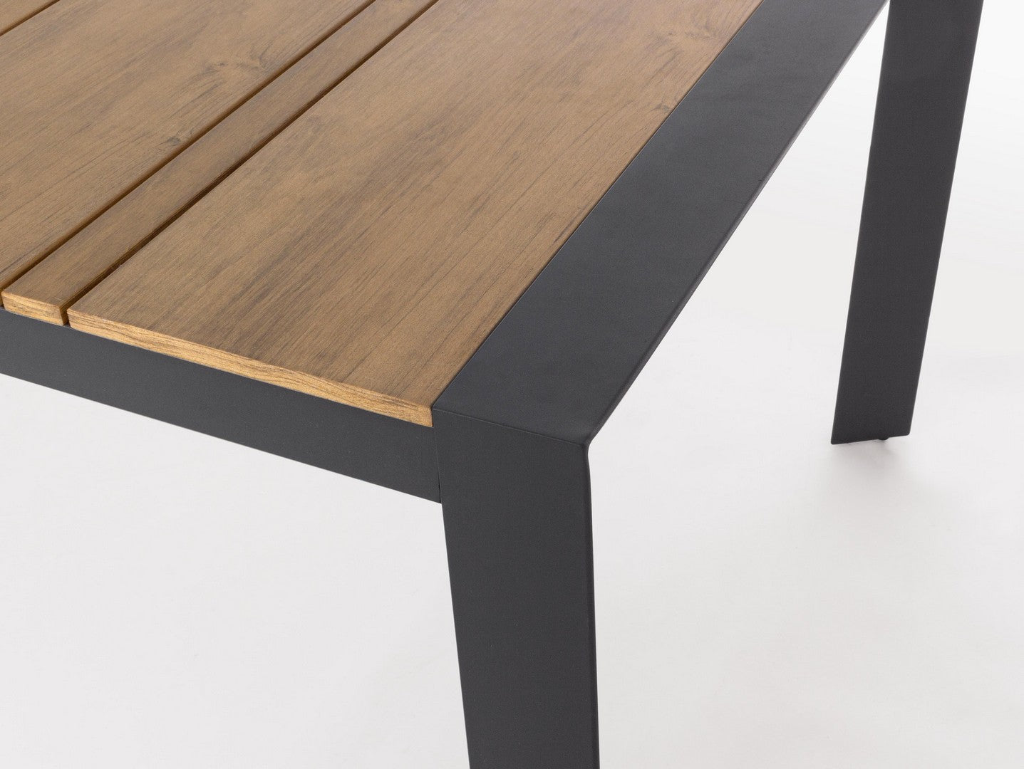 Tavolo da Giardino 198x100x74 cm in Alluminio Elias Antracite