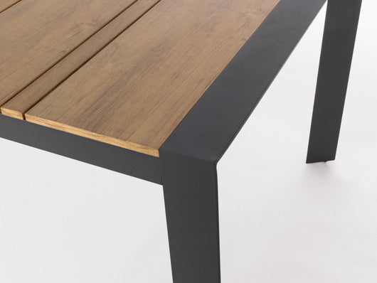 Tavolo da Giardino 198x100x74 cm in Alluminio Elias Antracite