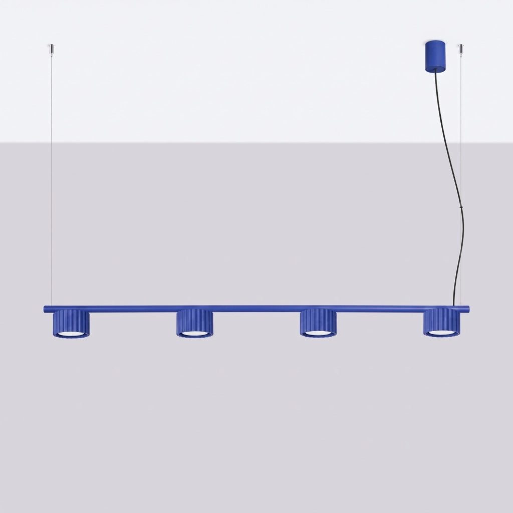 Lampadario AURA 4 oltremare Gx53