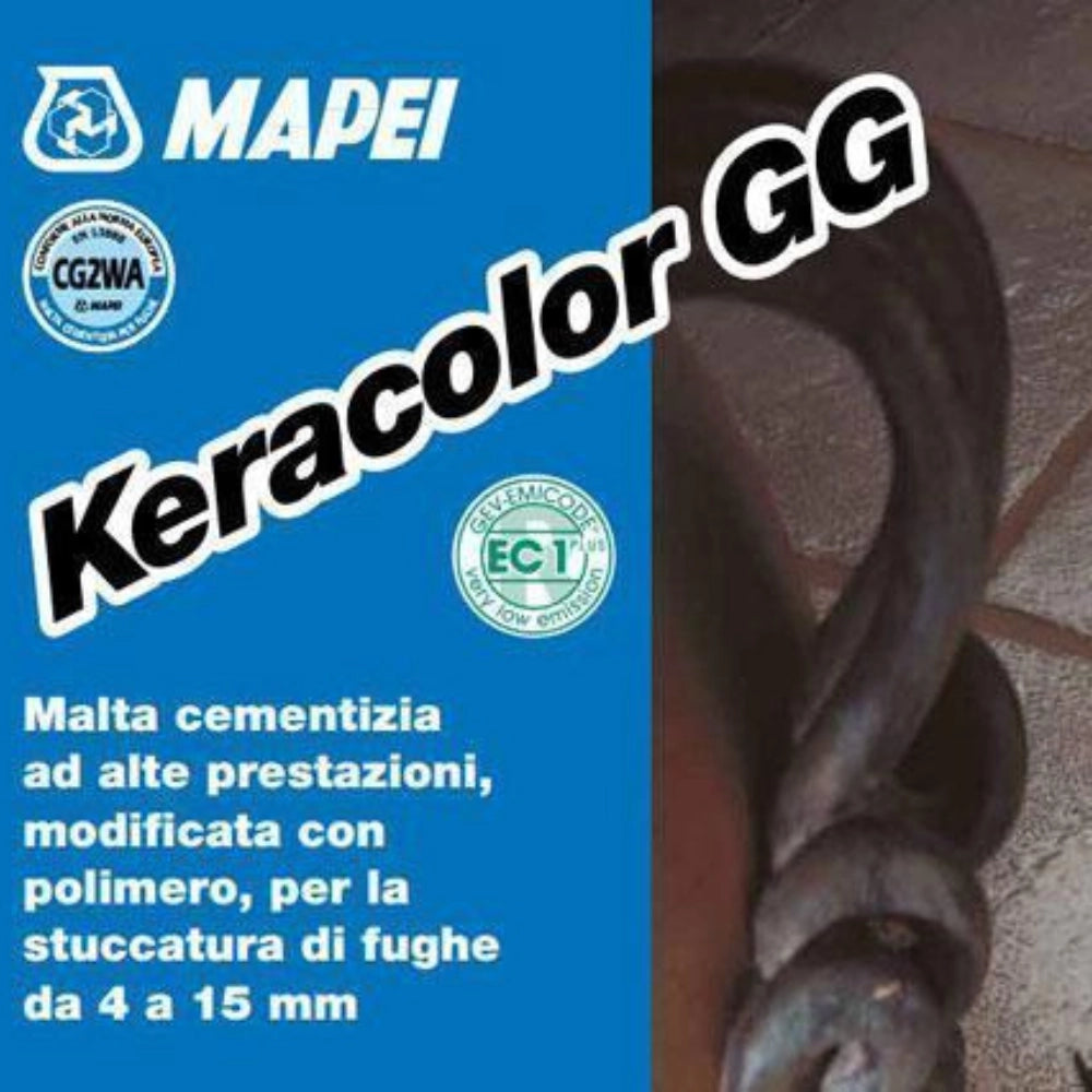 Stucco fughe grana grossa ceramiche piastrelle mosaici keracolor gg sacco 5 kg *** colore- bianco - 100, confezione 1