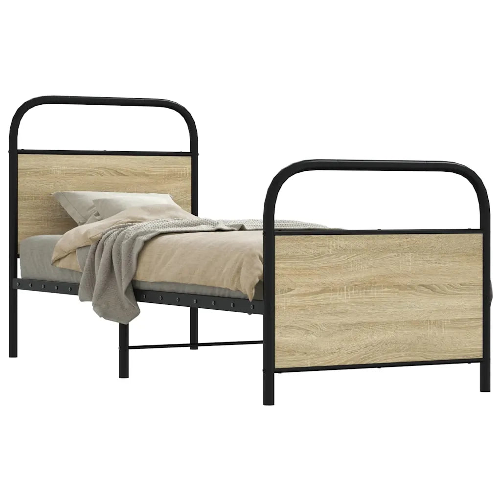 Giroletto senza Materasso Rovere Sonoma 80x200 cm in Truciolato 4100267