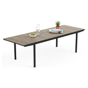 Hannibal, Tavolo da Esterno 12 Posti, 267x90x76h cm Marrone Noce