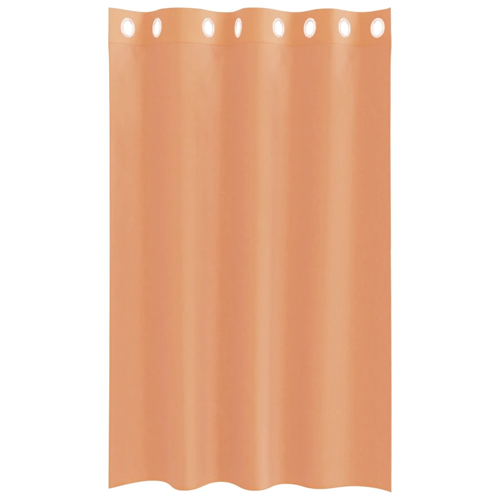Tende in Voile con Occhielli 2 pz Terracotta