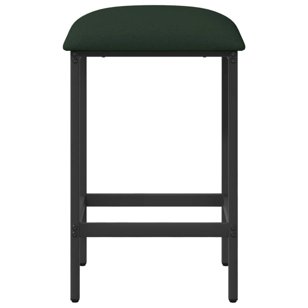 Sgabello da bar 2 pz Verde Scuro 40 x 32 x 64 cm 8006212