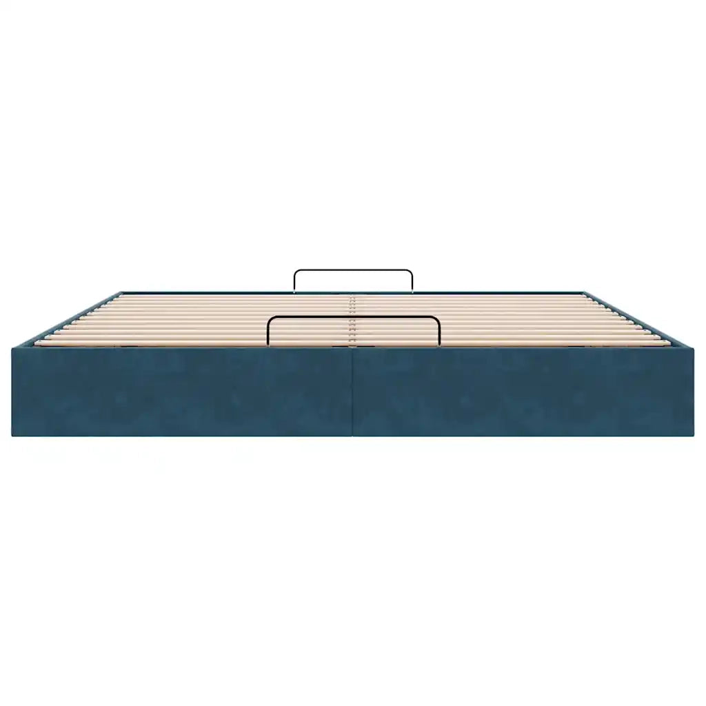 Struttura Letto Pouf senza Materasso 160x200 cm in Velluto 3310977