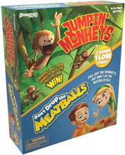GOLIATH - Combo Set Monkey e Meatballs, 2 Giochi in 1, Gioco in Scatola per Bambini dai 6 Anni in Su, Sviluppa le Capaci