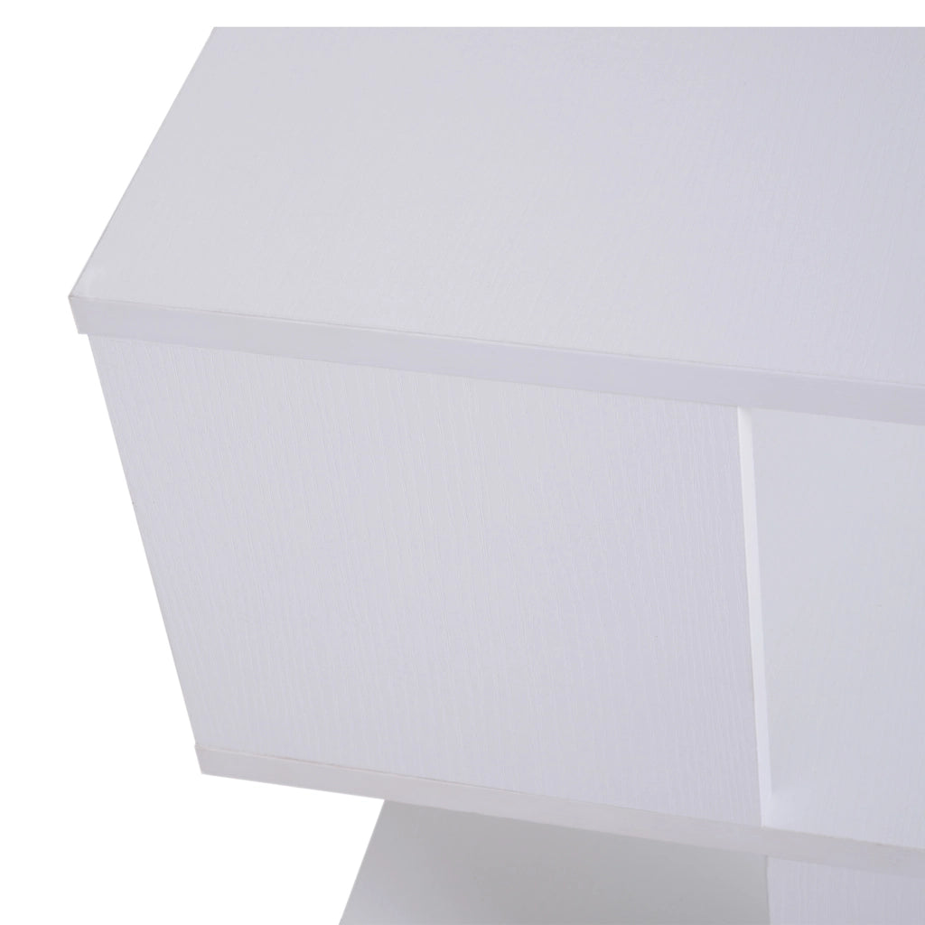 Tavolino da Caff¨¨ ¨C Zephmum ¨C Legno Bianco 40x40x43cm