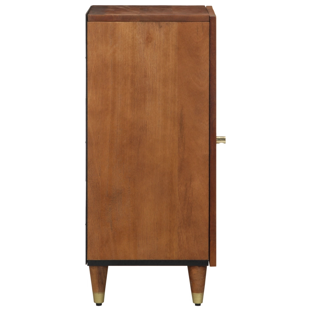 Sideboard 40x33x75 cm in legno massello di mango