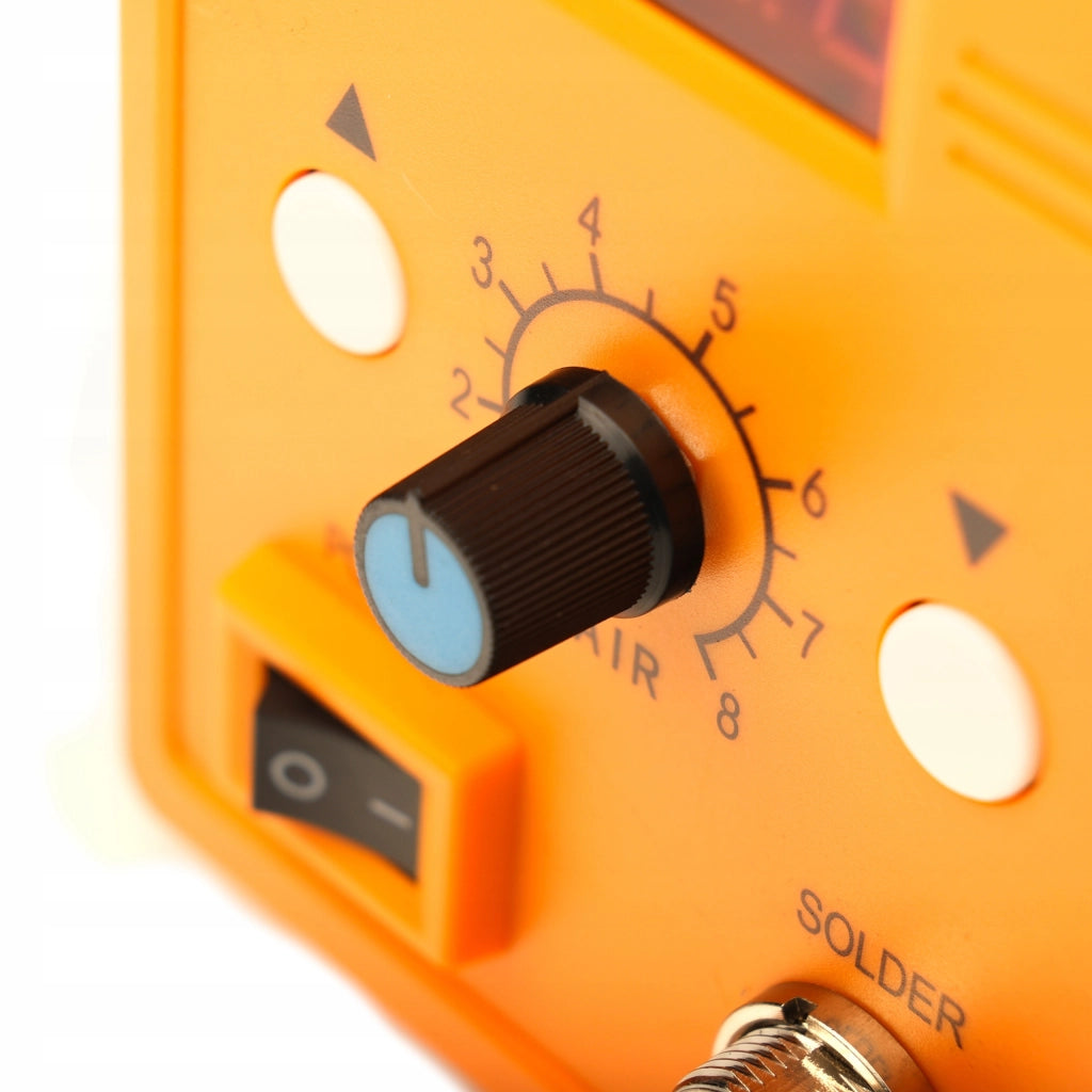 Stazione Saldante Hot-Air Rosfix 858D – 700W, 3 Ugelli, Regolazione Temperatura 100-500°C
