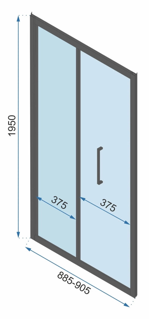 Cabina Doccia Ad Angolo Rapid Fold 100x80