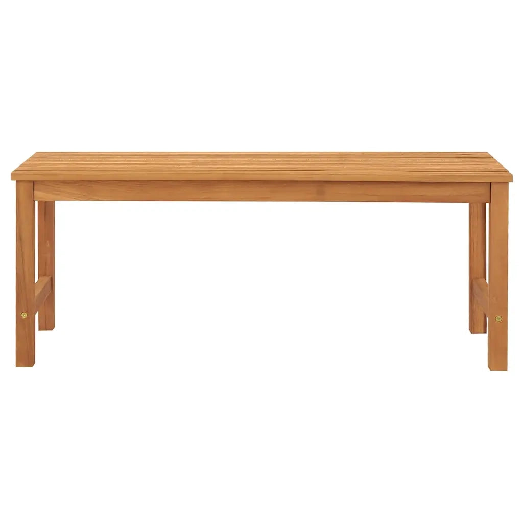 Panchina da Giardino 114 cm in Legno Massello di Teak 316626