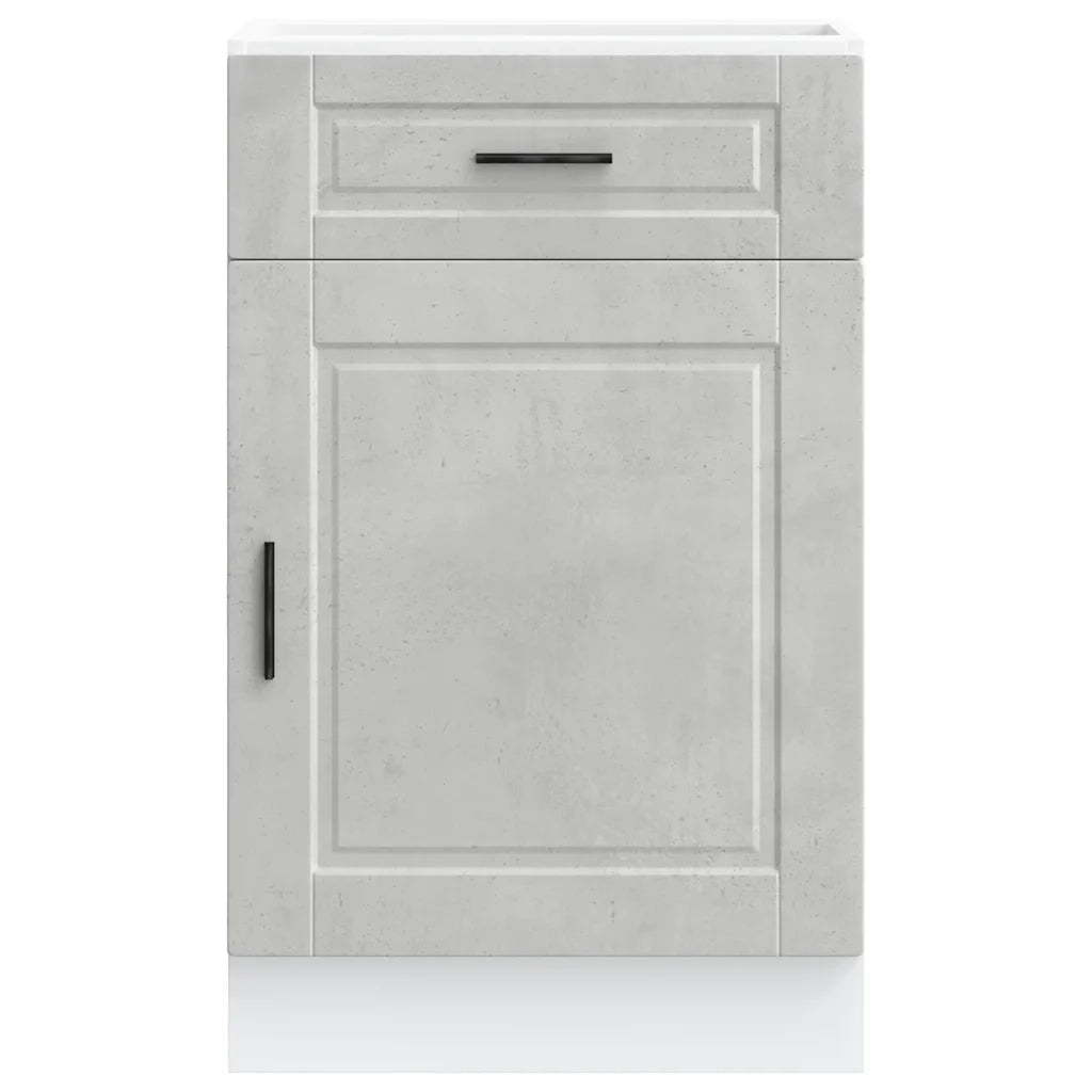 Base da Cucina Porto Grigio Cemento in Legno Multistrato 853961