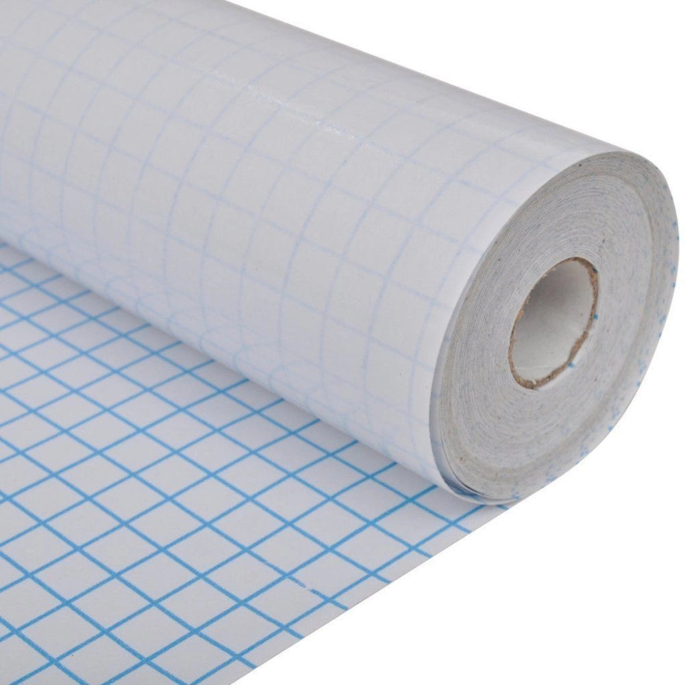 Trade Shop - Rotolo Pellicola Adesiva Trasparente 45cmx2m Libri Pannelli Cassetti Mobili -