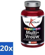 20 x Multivitamine Completa Donna - 120 Compresse - Multivitaminico Donna - Salute Donna - Energie Donna - Vitalità Donna - Equilibrio Ormonale