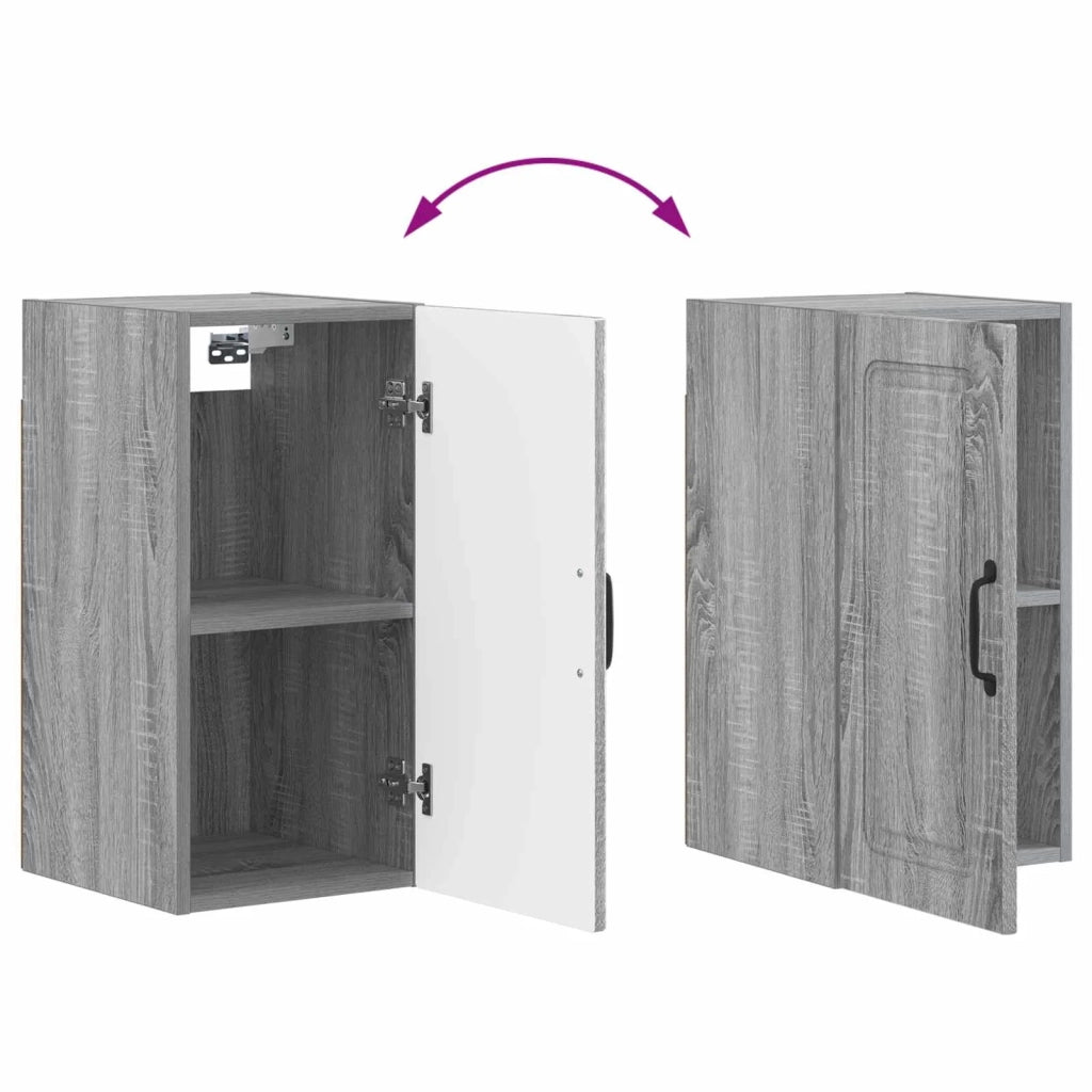 Armadio da bagno a muro UTRECHT Sonoma grigio 30 x 31 x 59 cm 897691