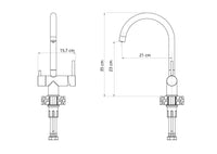 Rubinetto Da Cucina Rea Caren Copper