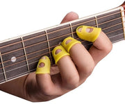 Protezioni per dita di chitarra in silicone - 10 pezzi - Colorati