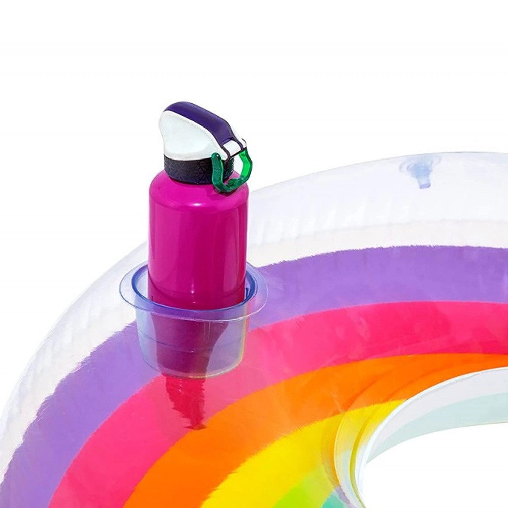 Trade Shop - Bestway Salvagente Poltrona Fashion Rainbow Dream Ciambella Gonfiabile Schienale -