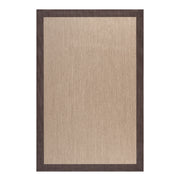 Tappeto vinilico di alta qualità beige-cioccolato 120x180