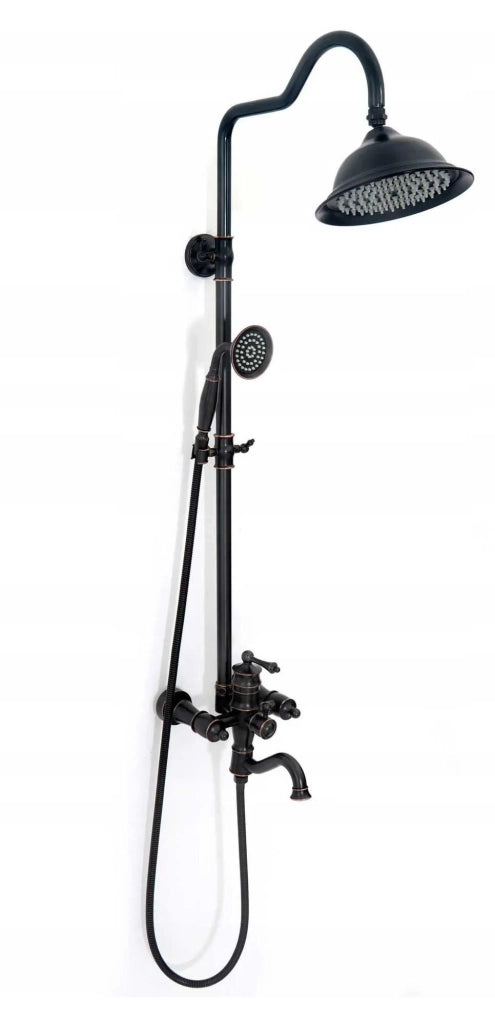 Set Doccia Con Beccuccio Rea Vintage Black