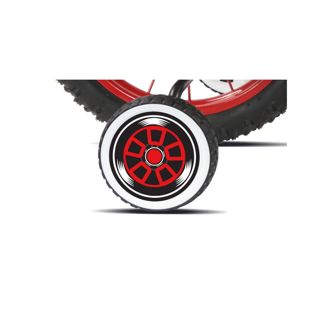 Bicicletta per Bambini 16" Turbo Race Freni Caliper e Stabilizzatori in Acciaio Hi-Ten Giallo