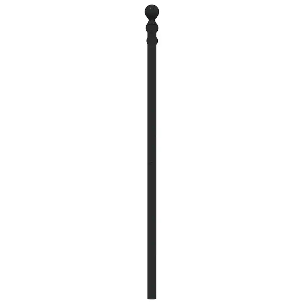 Testiera | Testata di Ricambio in Metallo Nero 140 cm