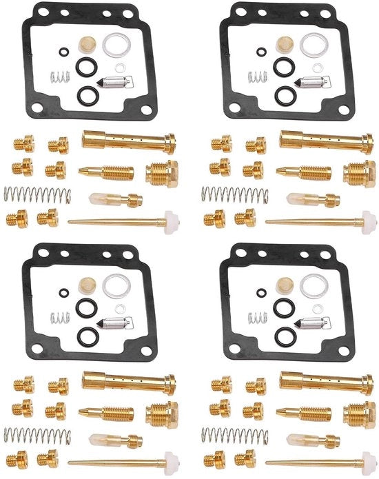 Set di riparazione del carburatore - Accessori di riparazione del carburatore - Sostituzione affidabile - Materiale di alta qualità/Rubbero - Facile da installare - 84 pezzi - Set di riparazione del carburatore