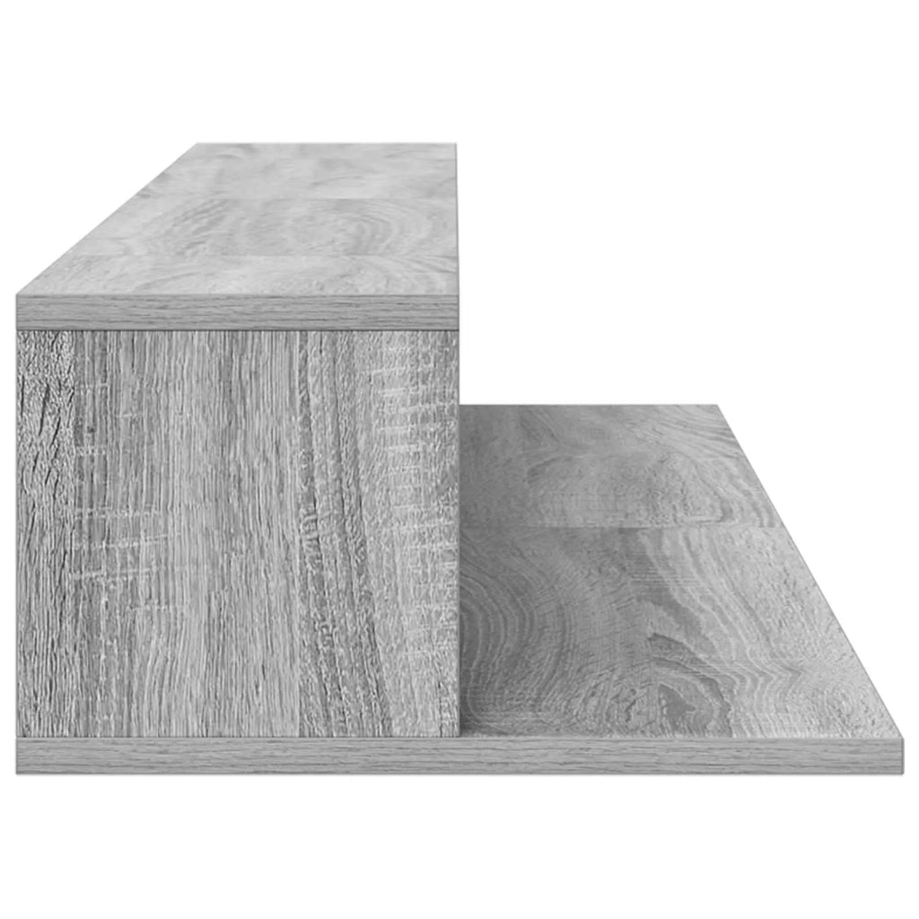 Scrivania studio Sonoma grigio 130 x 36 x 19,5 cm 8006705