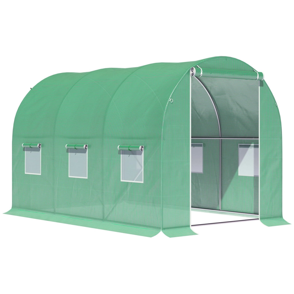 Serra da Giardino Tunnel 6 m2 ¨C Zephmum ¨C Verde 3x2x2 m
