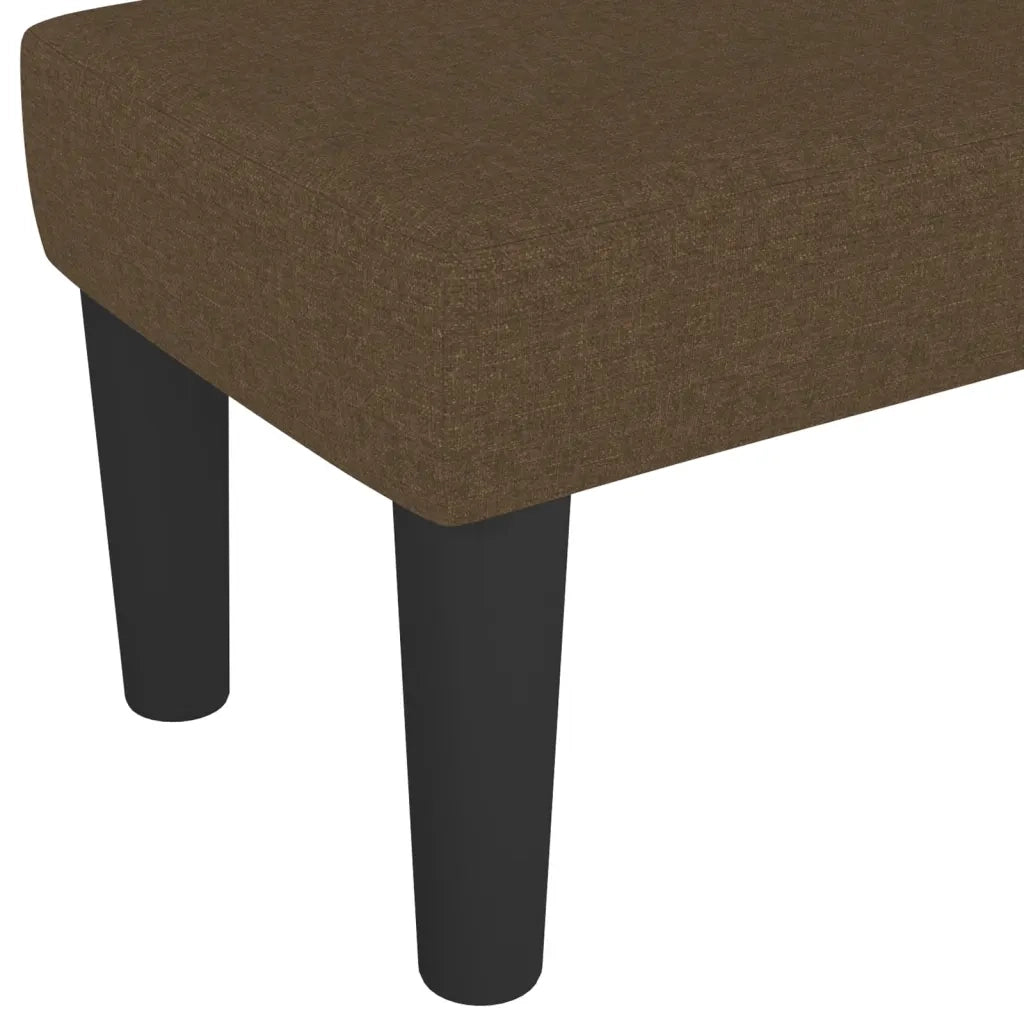 Panca Marrone Scuro 100x30x30 cm in Tessuto CFW8413611