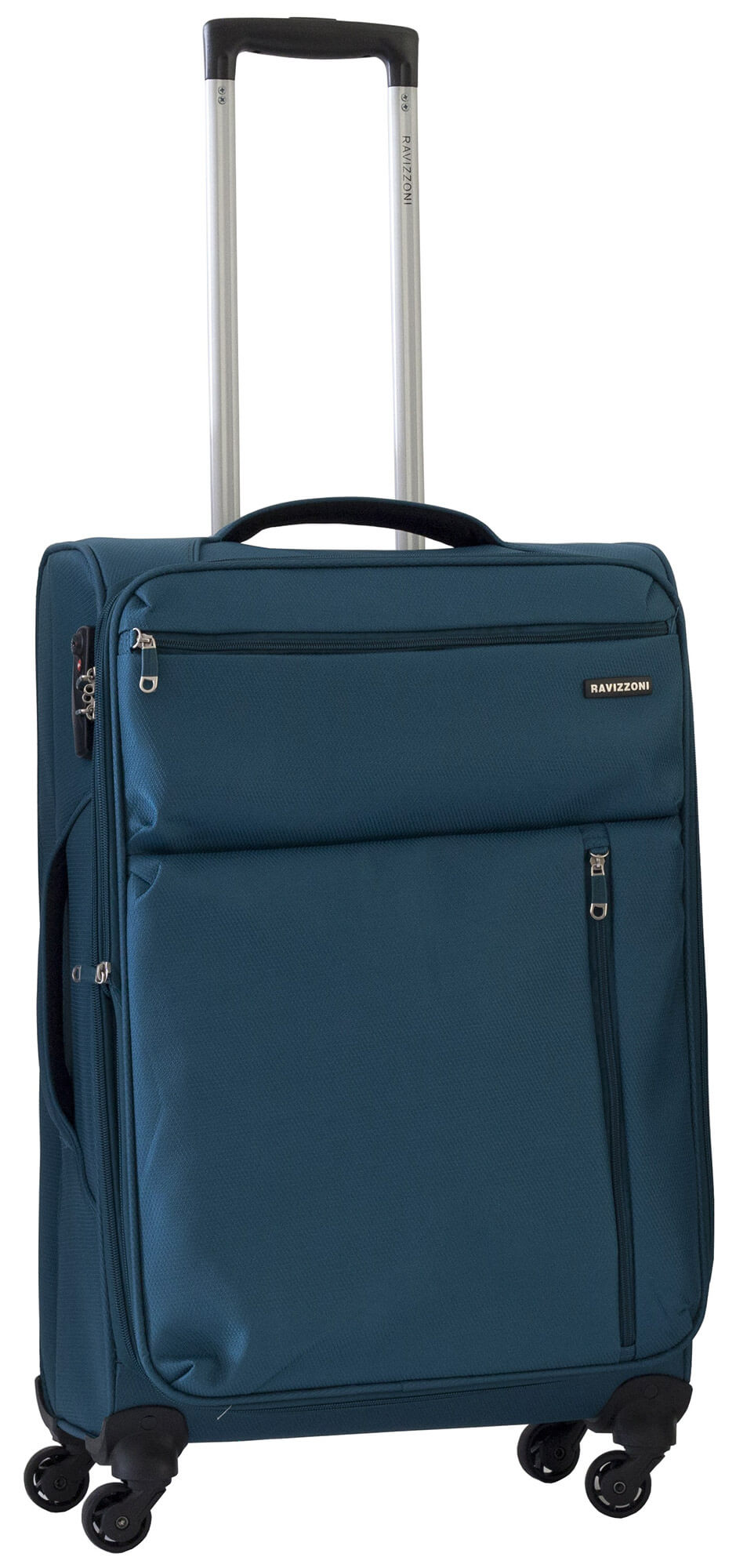 Trolley Valigia Media Morbida in Poliestere 4 Ruote TSA Ravizzoni Gin Tonic Bu