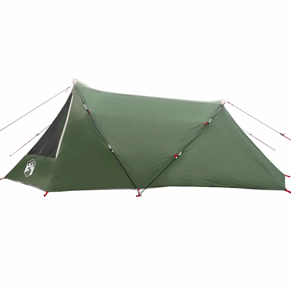 Tenda Tunnel per 3 Persone 3 persona Verde e Bianco 42004050