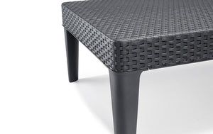 Lettino Prendisole da Giardino 187,5x58x29 cm in Resina Keter Jaipur Antracite