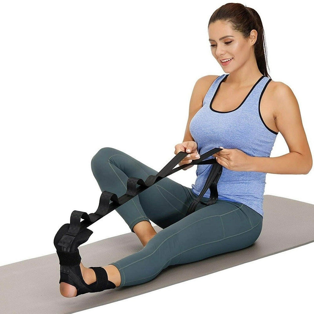 Trade Shop - Banda Fascia Elastica Segmentata Fitness Resistenza Yoga Pilates Stretching -
