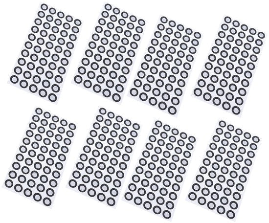 Punti di Rilevamento 3D 500 Pezzi - Alta Riflettività - Materiale PET - Adesivo Resistente - Dimensioni 6 Mm / 10 Mm - Marker di Rilevamento 3D