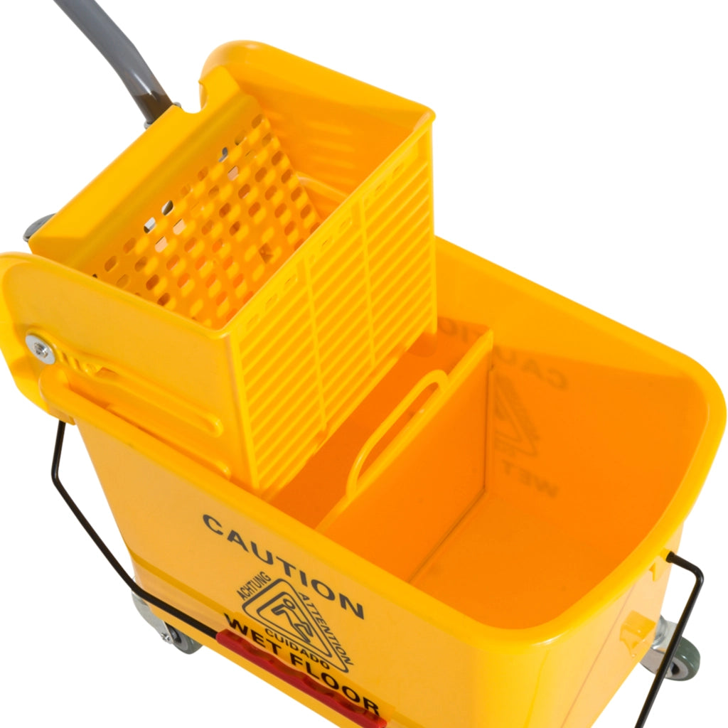SECCHIO PORTAMOCIO 20 L CON STRIZZATORE, 60x27x70,5 cm, Giallo