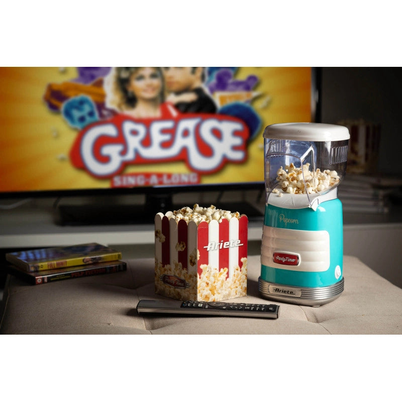 Macchina per Popcorn ad Aria Calda - 60gr Mais in 2 Minuti - 1000 Watt - Azzurro