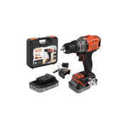 Trapano avvitatore 18V 2.0Ah – 2 batterie – valigetta – Black+Decker BCD382D2XK