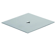 PIATTELLA INOX QUADRATA LUSSO 150X150 MM