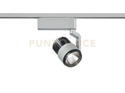DUOLINE RADIATOR SPOT LED 15W 1270lm, 2300+3000+4000K ORIENTABILE METALLO ALLUMINIO H. 23CM DIMMERABILE