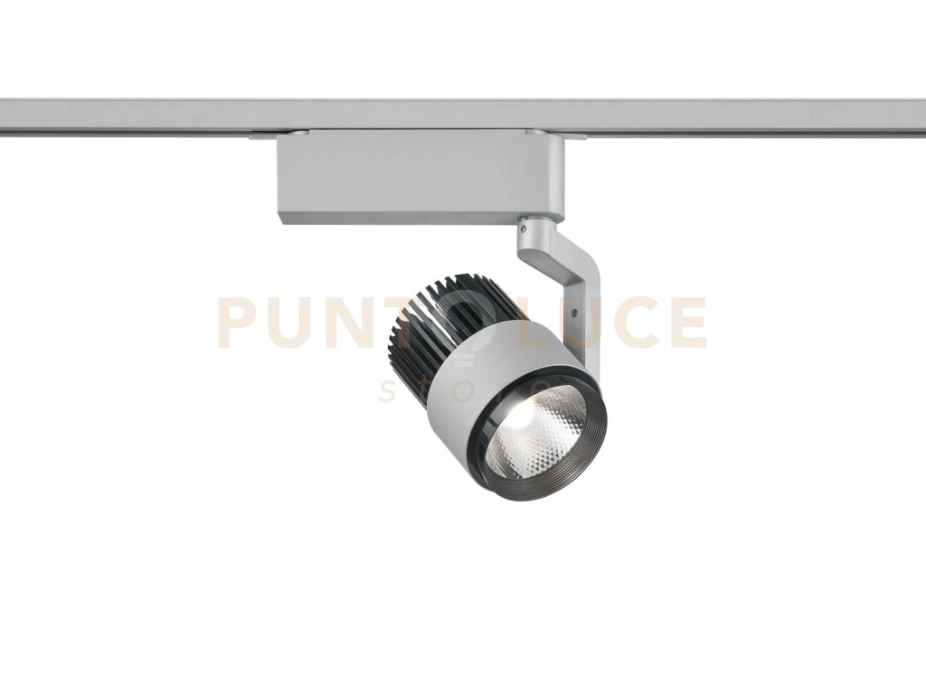 DUOLINE RADIATOR SPOT LED 15W 1270lm, 2300+3000+4000K ORIENTABILE METALLO ALLUMINIO H. 23CM DIMMERABILE