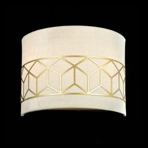 Lampada da parete House in Metallo Messina Oro