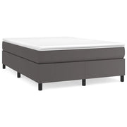Letto matrimoniale | Letto per adulti | Struttura Letto a Rete a Molle Grigio 140x200 cm in Similpelle
