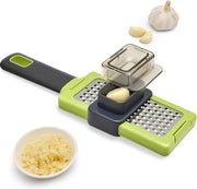 Premiata Presa d'Alio - Resistente alla Ruggine e alla Lavastoviglie - Strumento per Macinare Alio Professionale - Facile da Pulire - Manico Ergonomico Morbido