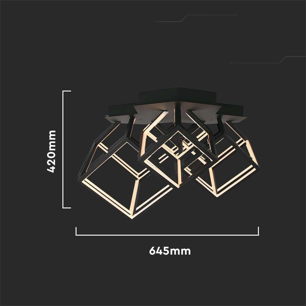 Plafoniera LED dimmerabile V-TAC VT-7921 nera 3000K