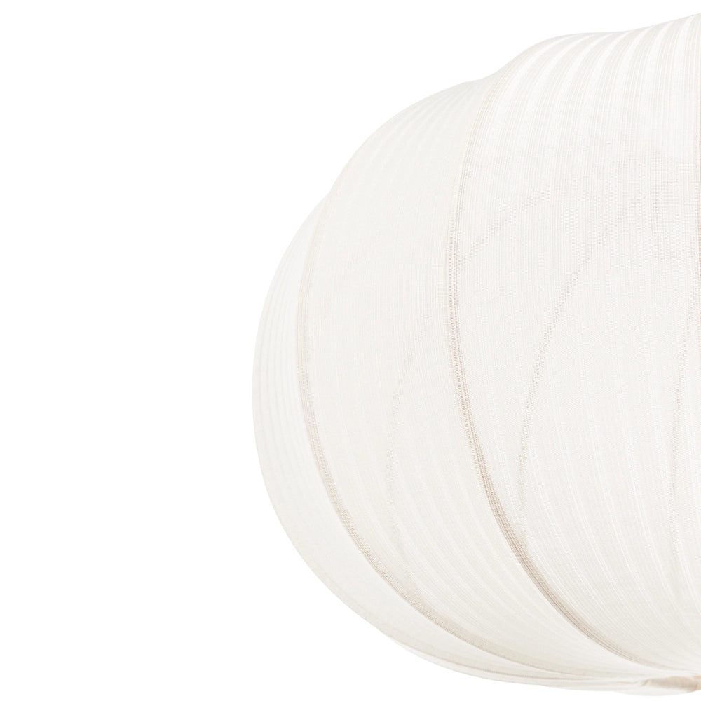 Lampada a sospensione con paralume in nylon bianco Design moderno Luce per il soggiorno